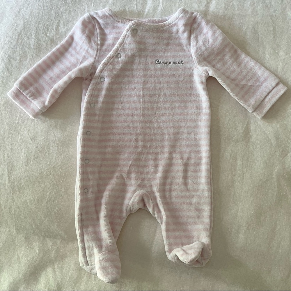 Cyrillus velours footie